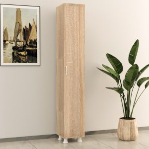 ארון דלת אחת 61000 דגם יהלי - צבע אלון